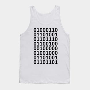 Secret Binary Code - Light Tank Top